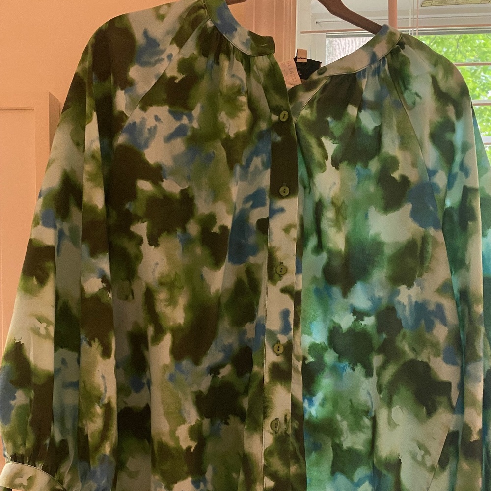 Tuckernuck green blouse
